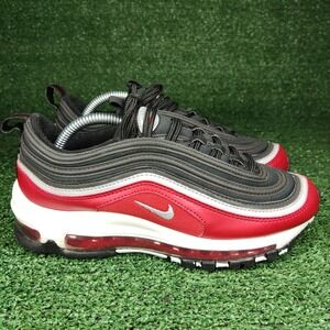 Nike Shoes Kids 4.5Y Red Black Air Max 97 GS FB3245-001 Athletic Sneakers